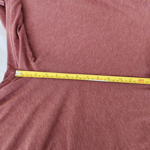 Natural Life Jumpsuit Womens O/S Burgundy Wide Leg Beach Relaxed Boho Minimalist - Picture 11 of 16